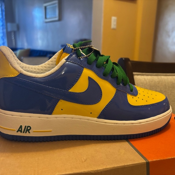 Vintage AF1 Brazil 🇧🇷 Size 9 New in Box - Picture 12 of 16
